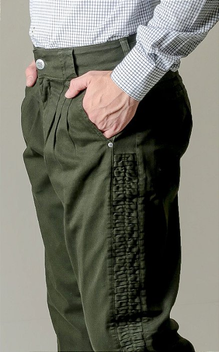 Bombacha Masculina c/ Favos - 25709 - Cor Verde Musgo