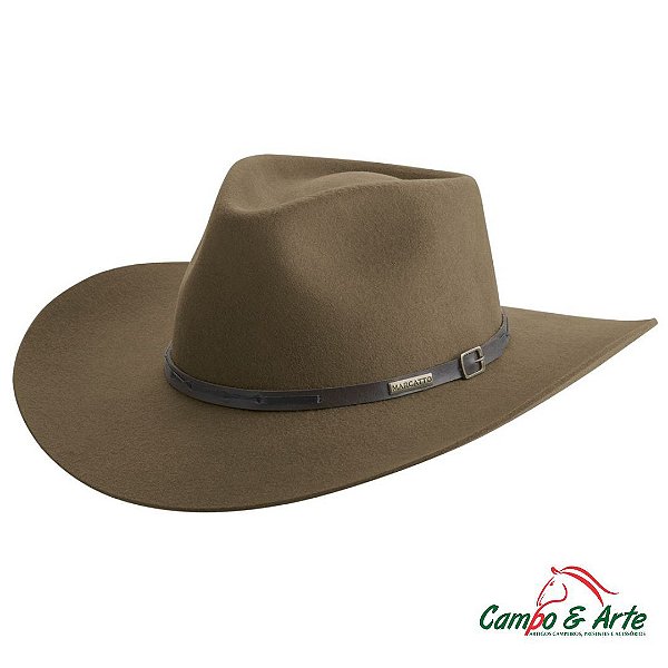 Chapéu Outback Feltro Tabaco - Marcatto