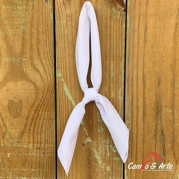 Lenço Liso Fosco Branco