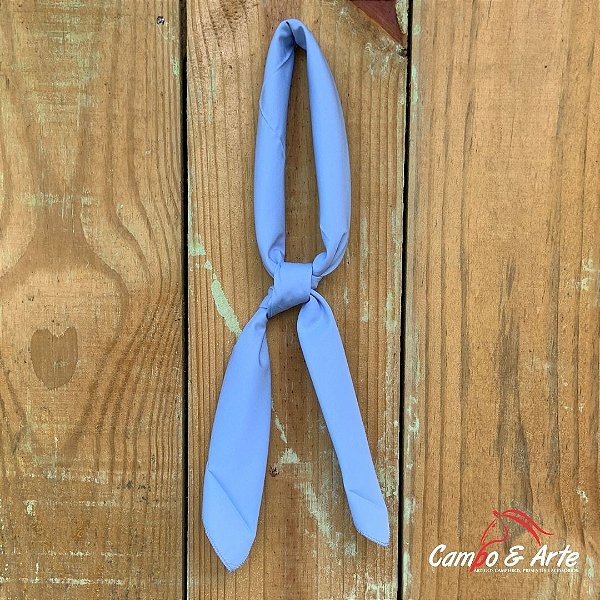 Lenço Liso Fosco Azul