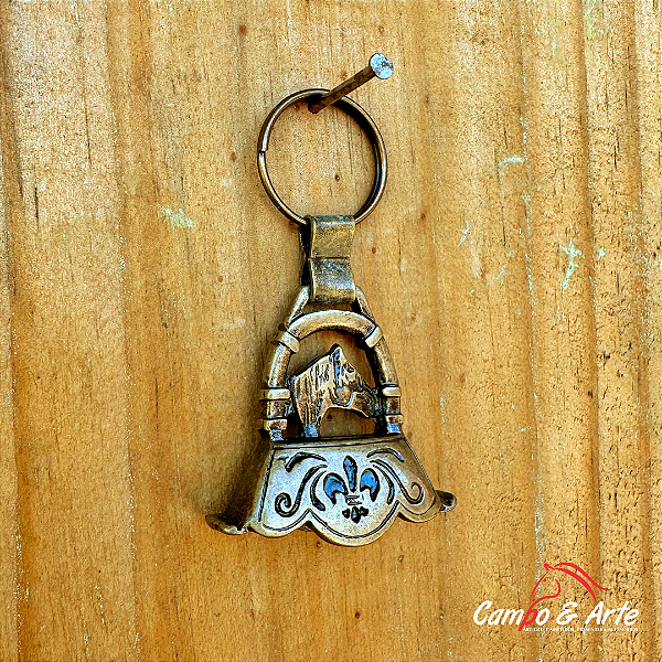 Chaveiro Cincerro Cavalo Crioulo