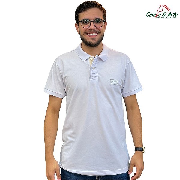 Polo Piquet Branco