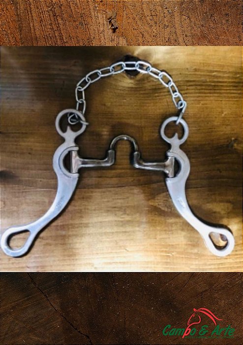 Freio de Aluminio Perna Reta bocal 4 jogos
