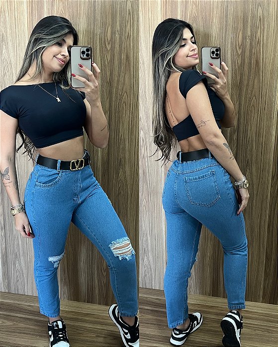 Calça Mom Eliana