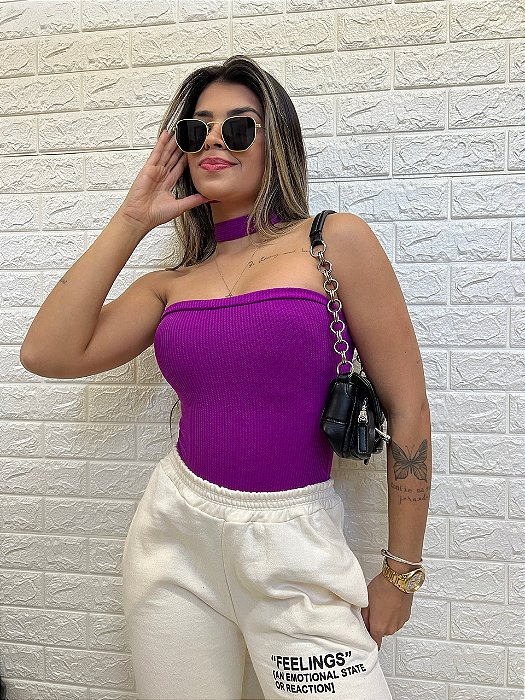 Body Chocker Roxo