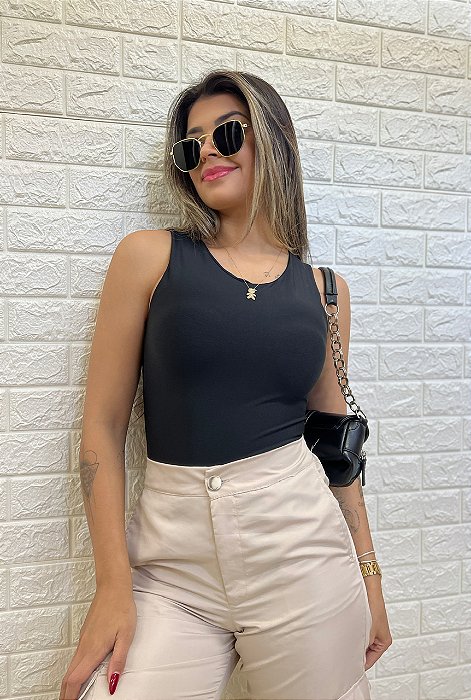 Body Regata Preto