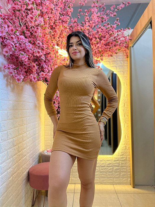 Vestido Elô Caramelo