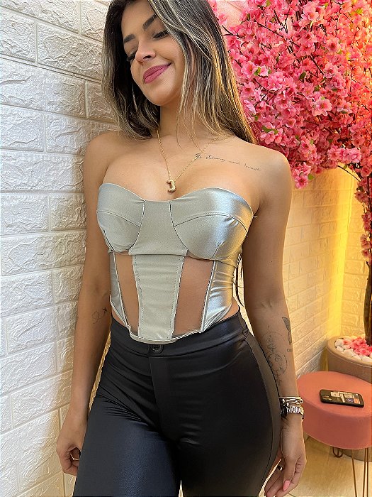 Corselet Cinza
