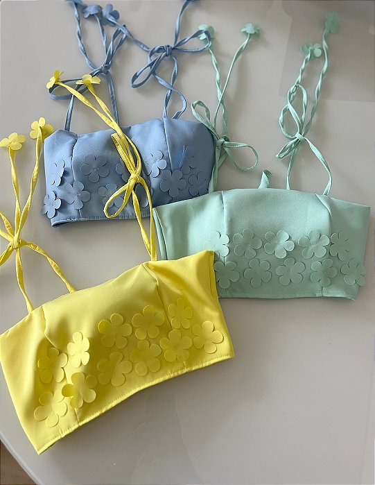 Cropped Fany Amarelo