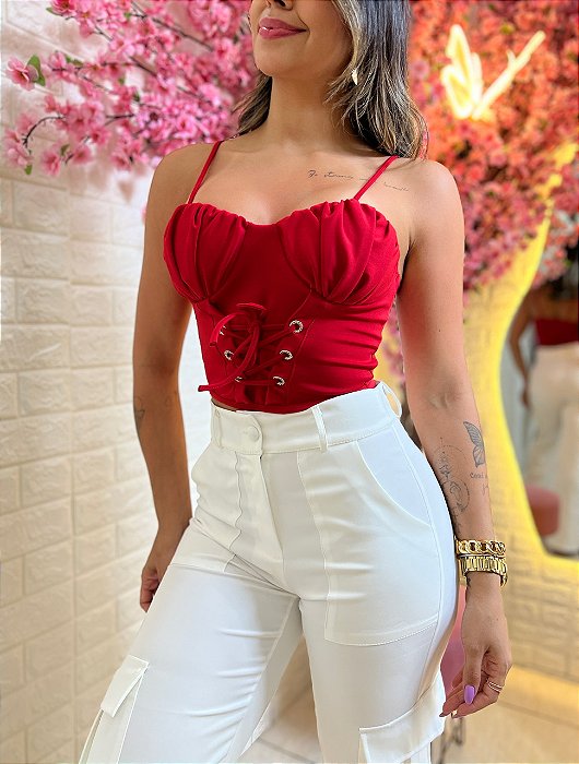Cropped Dandara Vermelho
