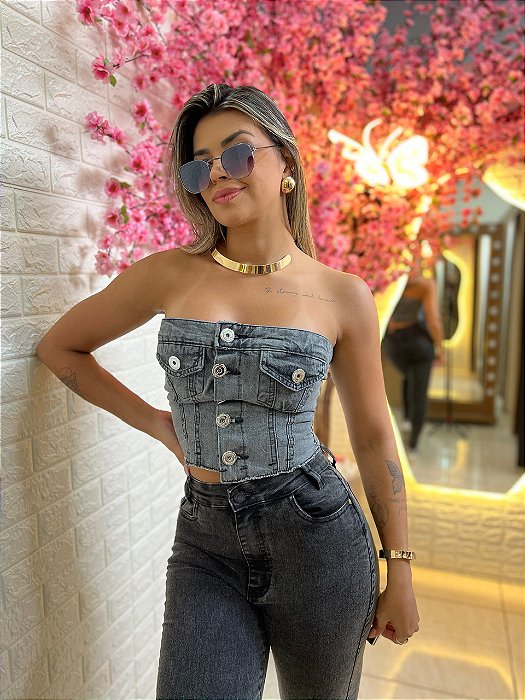 Cropped Jeans