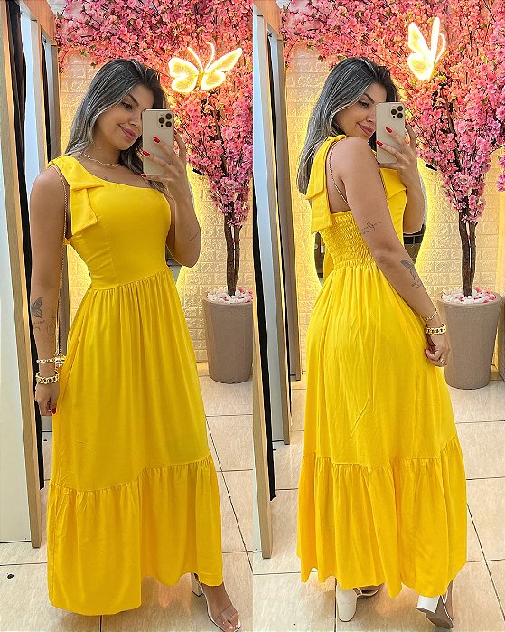 Vestido Priscila Amarelo