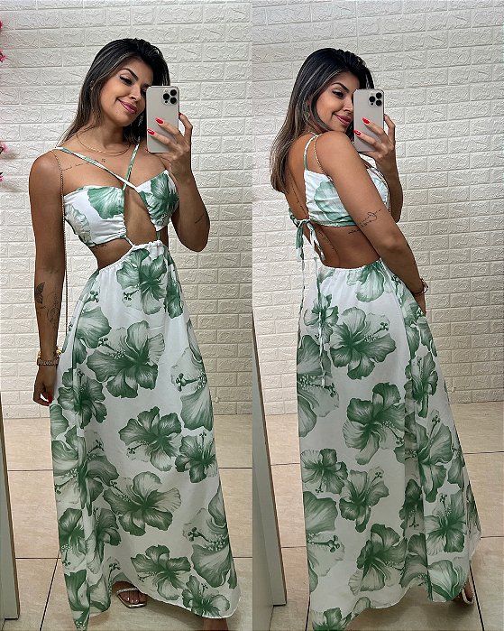 Vestido Micaele Verde