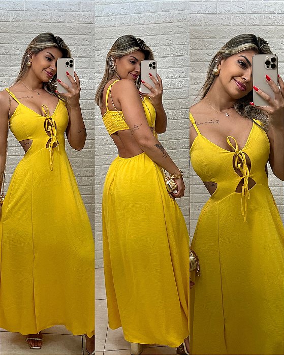 Vestido Samantha Amarelo