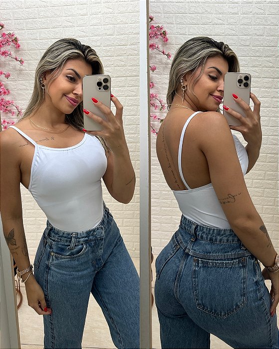 Body Cavado Branco