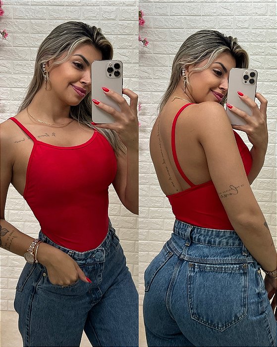 Body Cavado Vermelha