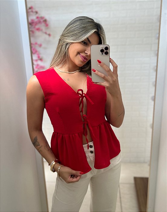 Blusa Santini Vermelha