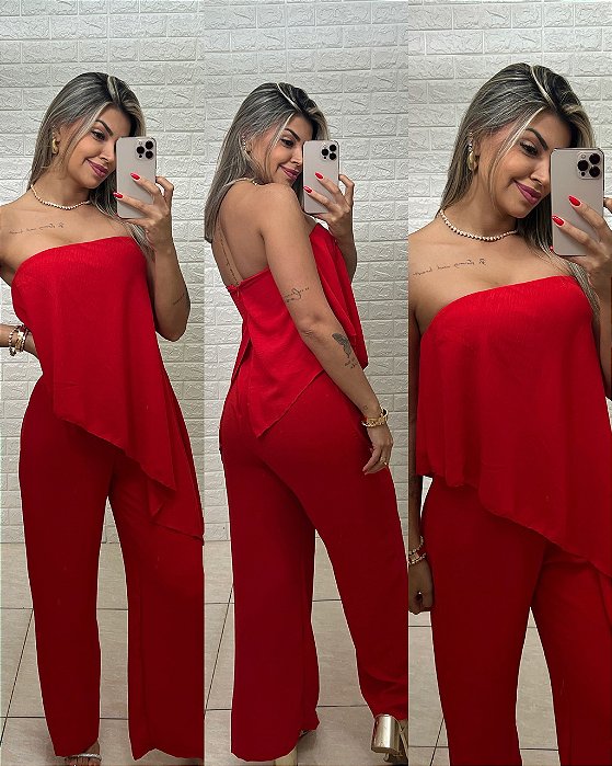 Macacão Verona Vermelho