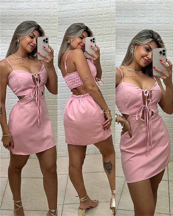 Macaquinho Lays Rosa