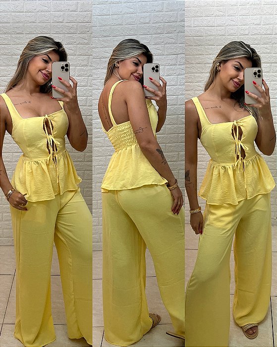 Conjunto Wily Amarelo