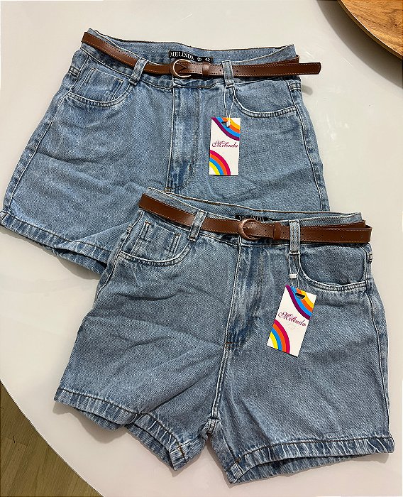 Short Jeans Com Cinto Melinda 2