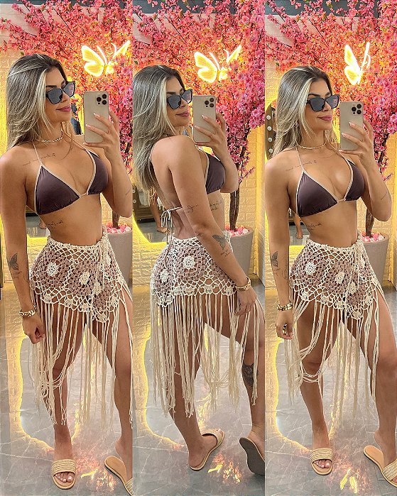 Saia De Praia Bianca