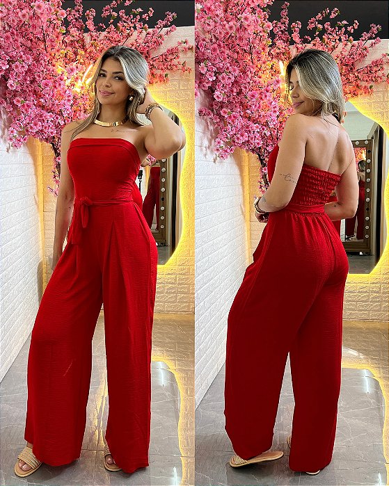 Macacão Duda Vermelho
