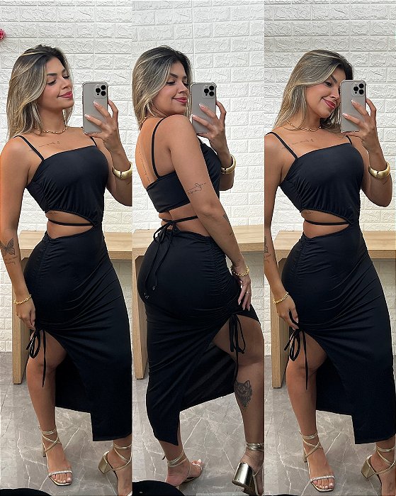Vestido Emília Preto