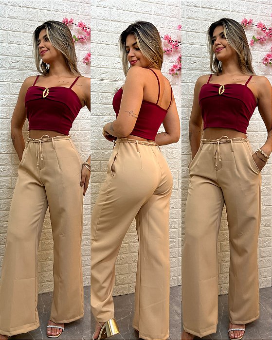 Calça Geysa Bege