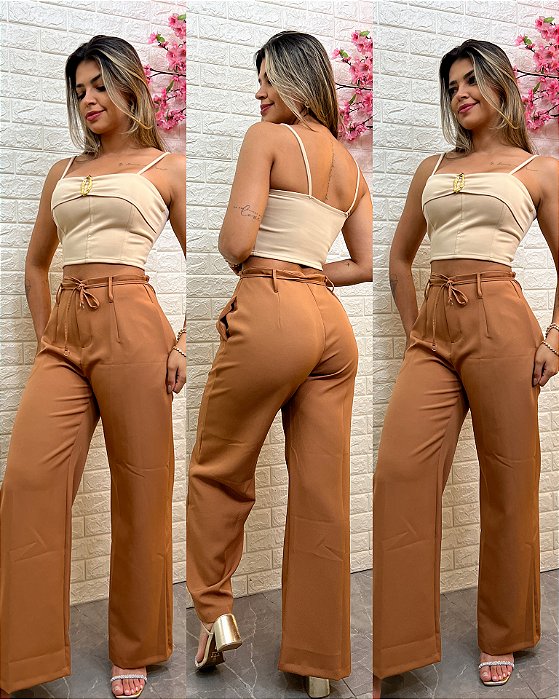 Calça Geysa Caramelo