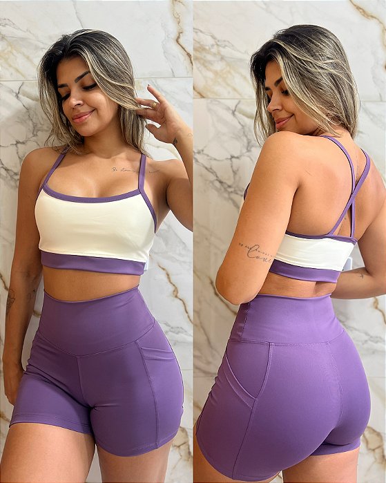 Conjunto Jasmine Lilás