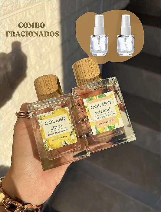 COMBO FRACIONADOS 5 ml Colabo Cítrus e Oriental