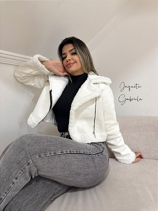 Jaqueta Gabriela Branca