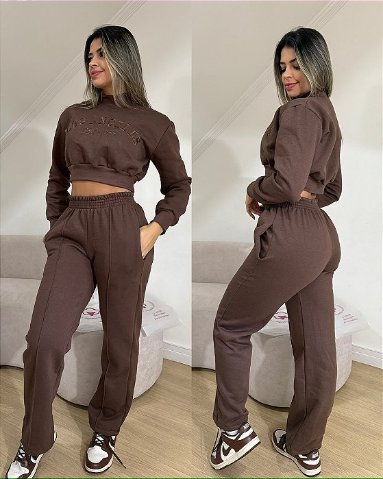 Conjunto Los Angeles Marrom