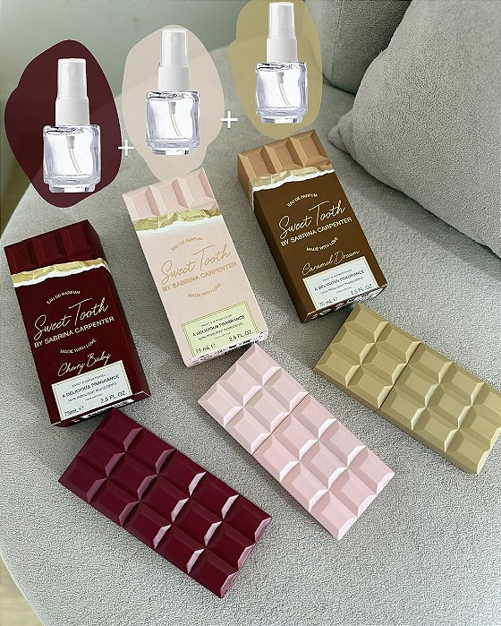 KIT 3 FRACIONADOS SWEET TOOTH SABRINA CARPENTER