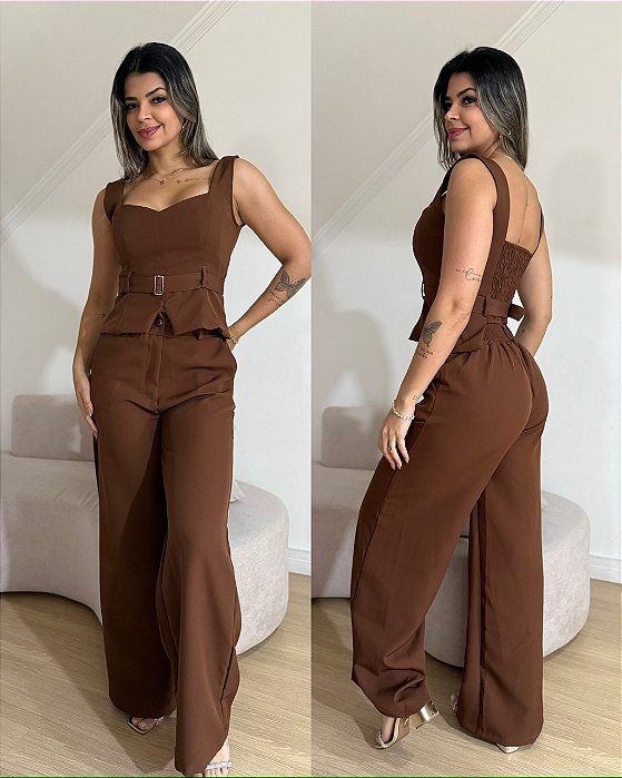 Conjunto Maísa Marrom