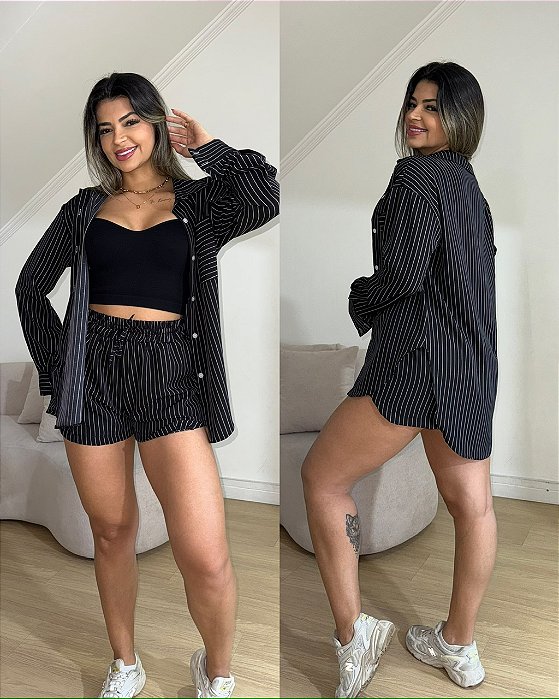 Conjunto Lola Preto e Branco
