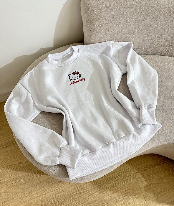 MOLETOM Hello Kitty Branco
