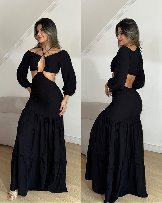 Vestido Sônia Preto
