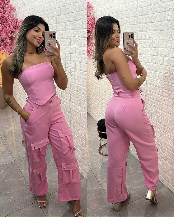 Conjunto Gringa Rosa