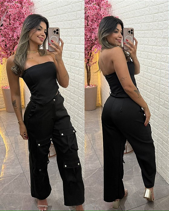Conjunto Gringa Preto