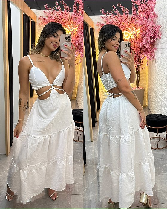 Vestido Angelina Branco