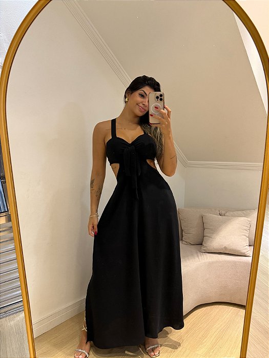 Vestido Antonieta Preto