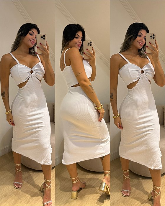 Vestido Beatriz Branco