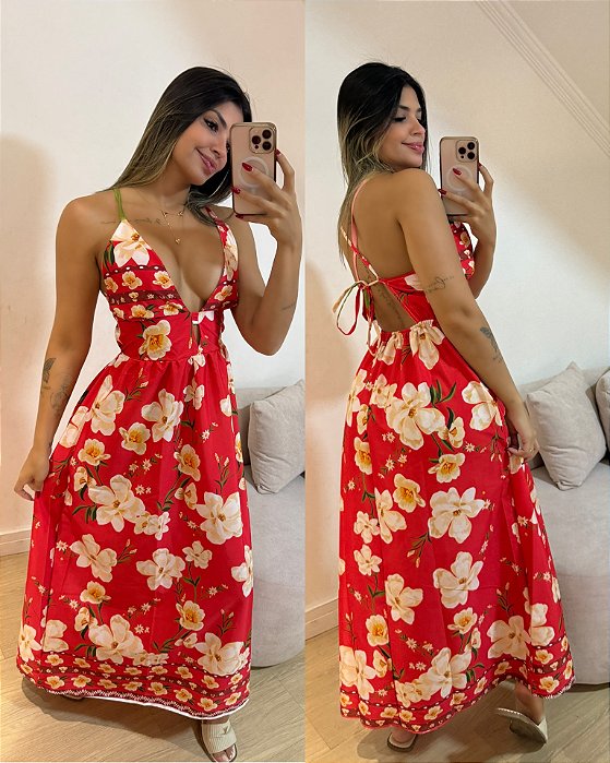 Vestido Emily Laranja