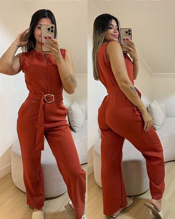 Macacão Abigail Terracota