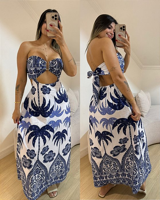 Vestido Amélia Azul