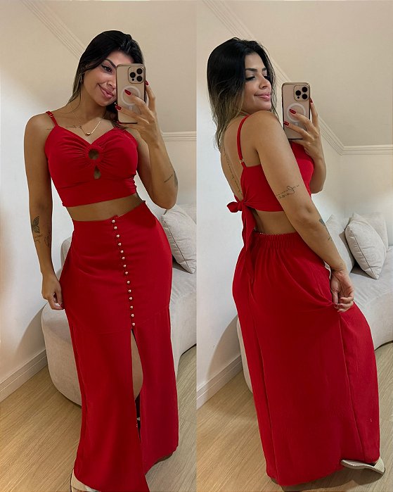 Conjunto Jady Vermelho