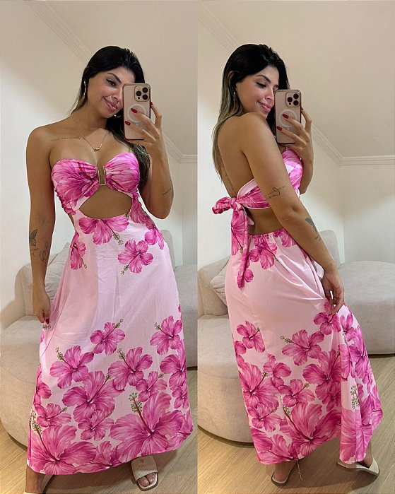 Vestido Amélia Rosa Estampado