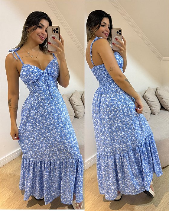 Vestido Aurora Azul